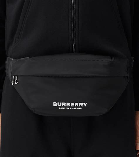 burberry econyl belt bag|Shield Belt Bag in Black .